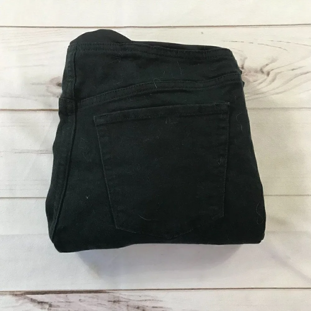 Isabel Maternity Over Belly Panel Black Jeans Size 10